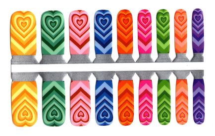 Rainbow Love | Petite Nail Polish Wrap Collection