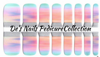 Perfect Sunset - Pedicure Nail Polish Wraps