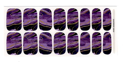 Purple Perfection - Premium Nail Polish Wraps