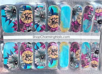 Blooming Boho  - Designer Nail Polish Wraps