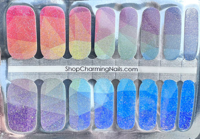Radiant Rainbow - Designer Nail Polish Wraps