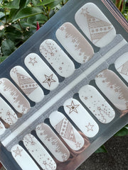 Etch-A-Sketch Christmas Clear Overlay - Nail Polish Wraps