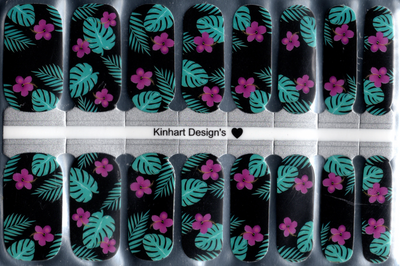 Aloha Nights - Designer  Nail Polish Wraps