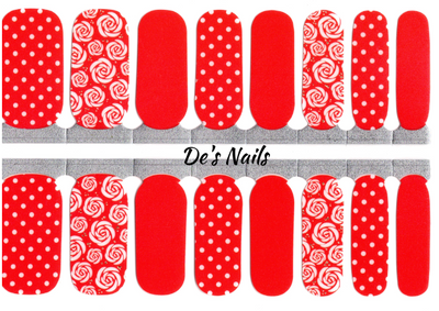 Beauty and the Polka Dot - Nail Polish Wraps