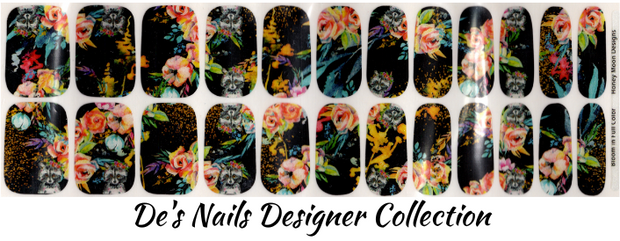 Bloom in Full Color- Designer Premium Nail Polish Wraps