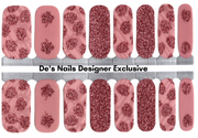 Blushing Palms -  De’s Nails Exclusive Nail Polish Wraps