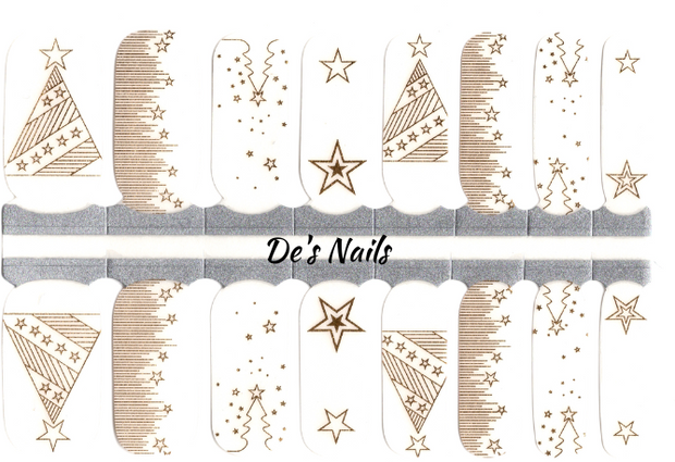 Etch-A-Sketch Christmas Clear Overlay - Nail Polish Wraps