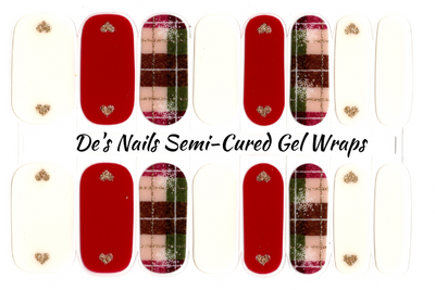 For the Love of Plaid Semi-Cured Gel Nail Wraps