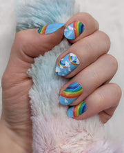 Rainbow! - Nail Polish Wraps
