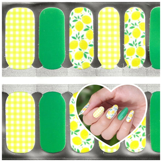 Lovely Lemons - Designer Nail Polish Wraps