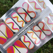 Bold Squiggle - Clear Overlay Goddesses Of Glam Exclusive Nail Polish Wraps