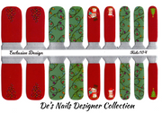 Light up the Holidays - Petite Designer Nail Polish Wraps