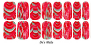 Love Swirl De’s Nails Exclusive Premium Nail Polish Wraps