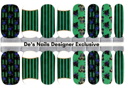 Mad Hatter -  De’s Nails Exclusive Nail Polish Wraps