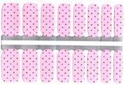 Pretty in Pink-a-dots Nail Polish Wraps
