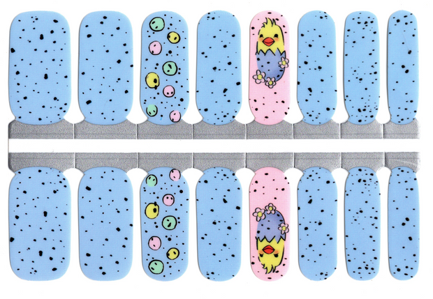 Speckled Chick -   Nail Polish Wraps