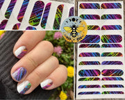 Wild Side - Partial Clear Overlay Designer Nail Polish Wraps