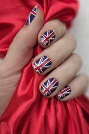 Union Jack Nail Polish Wraps