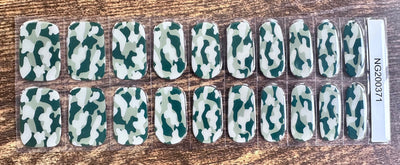 Camo - Semi-Cured Gel Nail Wraps