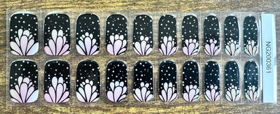 Pearly Petal - Semi-Cured Gel Nail Wraps