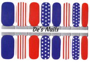 United We Stand - Nail Polish Wraps