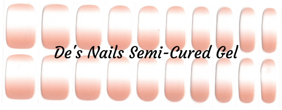 Chill Ombre - Semi-Transparent  - Semi-Cured Gel Nail Wraps