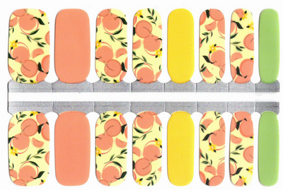 Georgia Peach Nail Polish Wraps