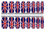 Union Jack Nail Polish Wraps