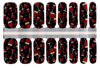 Wine Me And Dine Me - Nail Polish Wraps