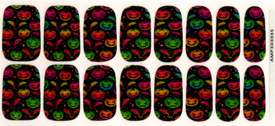 Ghostly Neon - Premium Nail Polish Wraps