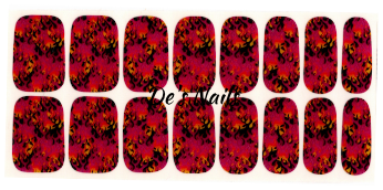 Flames of Fire - Premium Nail Polish Wraps