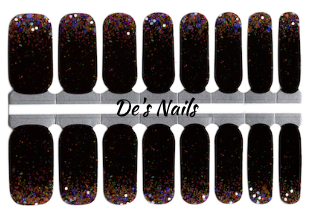 Glitz in the Night - Nail Polish Wraps