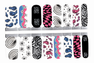 Peace, Love, and Nails - Clear Overlay Nail Polish Wraps