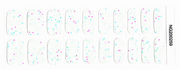 Glow Great Glow Glitter -  Semi-Cured Gel Nail Wraps