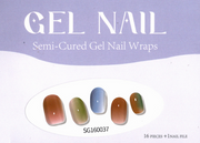 Fade into Me - Semi-Transparent Semi-Cured Gel Nail Wraps