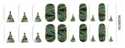 Oh Christmas Tree - Semi-Cured Gel Nail Wraps