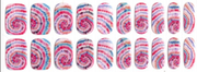 Hippy Barbie -  Semi-Cured Gel Nail Wraps