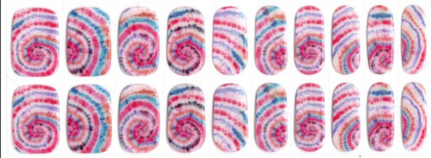 Hippy Barbie -  Semi-Cured Gel Nail Wraps