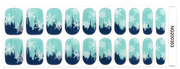 Snowglobe Bubble  - Semi Transparent Semi-Cured Gel Nail Wraps