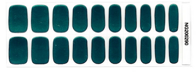 Green Glimmer -  Semi-Cured Gel Nail Wraps