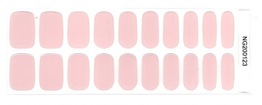 Pretty Pale Pink -  Semi-Cured Gel Nail Wraps