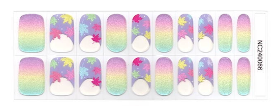 Pastel Sparkle Tip Mash UP -  Semi-Cured Gel Nail Wraps