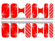 Candy Cane Lane  -  Nail Polish Wraps