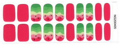 Watermelon Wonder -  Semi-Cured Gel Nail Wraps