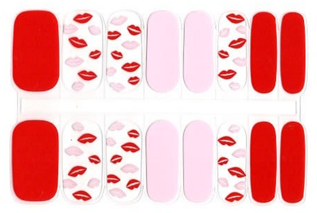 Kissy Face -  Semi-Cured Gel Nail Wraps