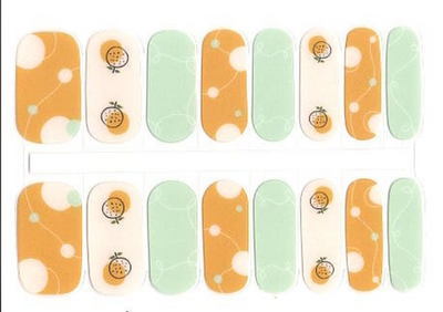 Orangina Trina -  Semi-Cured Gel Nail Wraps