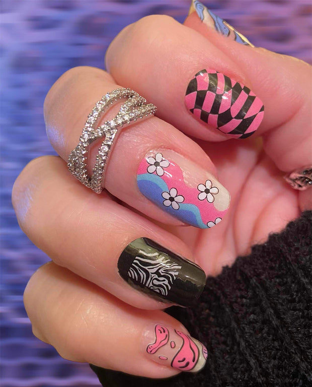 Peace, Love, and Nails - Clear Overlay Nail Polish Wraps