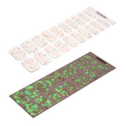 Glow Great Glow Glitter -  Semi-Cured Gel Nail Wraps