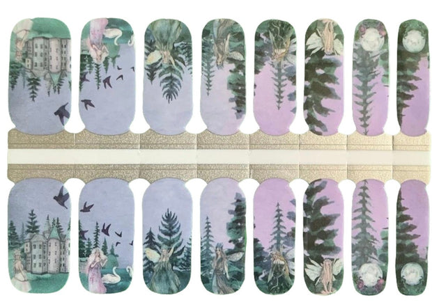 Fairy Town  -  Designer Nail Polish Wraps