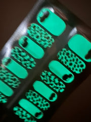 Let's Glow Trick-or-Treating  - Glow in the Dark Nail Polish Wraps